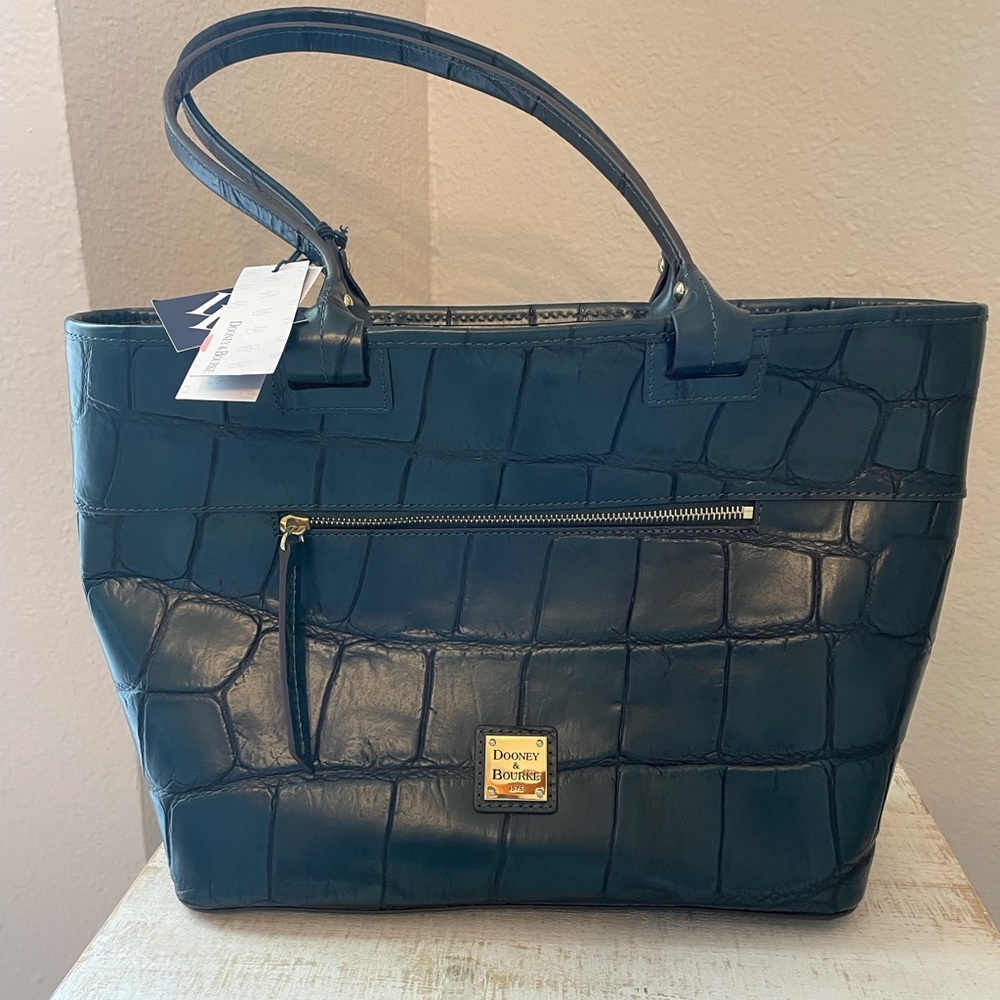 Dooney and Bourke Purse - teal color, brand NEW